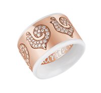 Anneau Chantecler Femme Carousèl in Or rosé Diamante 41029 - 41029-15